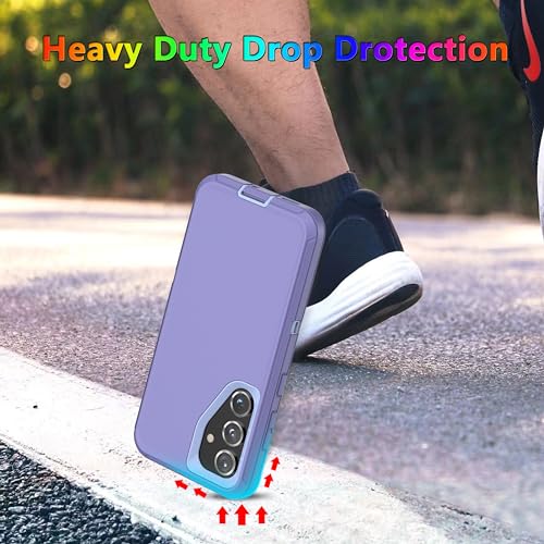 MXX Case Designed for S24 Plus Compatible with S25 Plus/ S24 Plus 3-Layer Super Full Heavy Duty Body Bumper Cover/Shock Protection/Dust Proof, case 5g 2024 (Purple) - color: Purple, size: Galaxy S24+ / S25+