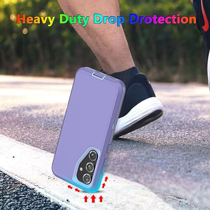 MXX Case Designed for S24 Plus Compatible with S25 Plus/ S24 Plus 3-Layer Super Full Heavy Duty Body Bumper Cover/Shock Protection/Dust Proof, case 5g 2024 (Purple) - color: Purple, size: Galaxy S24+ / S25+