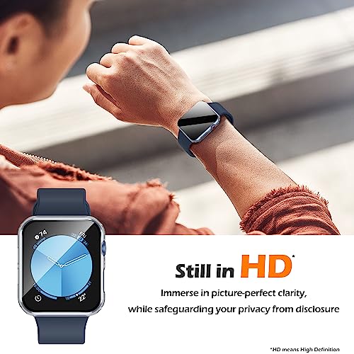 Misxi Privacy Case for 40mm Apple Watch SE3/SE2/SE/Series 6/5/4 - color: Transparent, size: 40mm