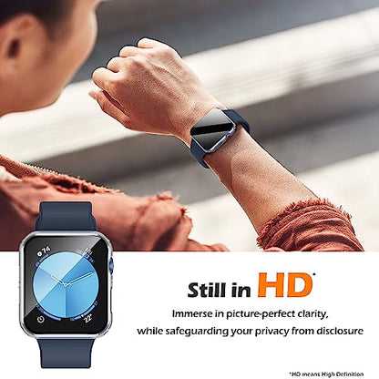 Misxi Privacy Case for 44mm Apple Watch SE3/SE2/SE/Series 6/5/4 - color: Transparent, size: 44mm