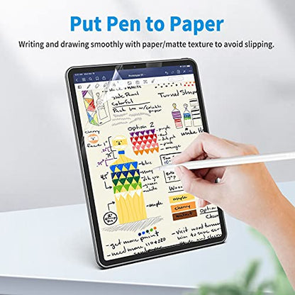Paper Screen Protector for iPad Air 5th/4th Gen & Pro 11 inch 2022-2018 - size: 10.9"/11" Pro (2022-2018)/Air 5th/4th