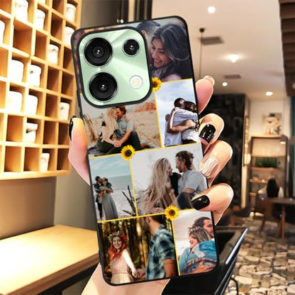 Personalized Case Photo Collage for UMIDIGI G9 5G/UMIDIGI G9T G9C G9A 2024 Phone Pictures/Images Name Designed,Customize Soft Thin Slim Phone Cover Love Gift Him her - color: Pattern07