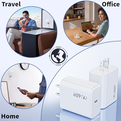 iPhone 17/16 Fast Charger Block,40W Dynamic Fast Charger Plug with 60W Max - color: White-One Port