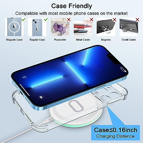 Wireless Charger Samsung S26 Ultra Charging Station for Galaxy S26 S25 Plus - color: White