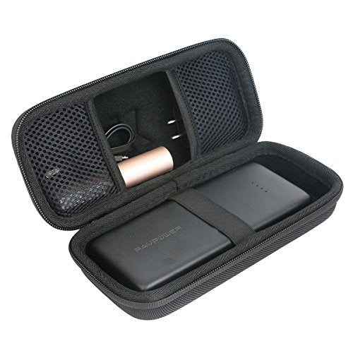 khanka Hard Case for Anker 337 PowerCore 26800 Charger 26800 Power Bank | EVA Hard Shell, Mesh Pocket Accessory Storage, Travel-Ready Portable Storage, Easy Carry Handle, Protective Case Only