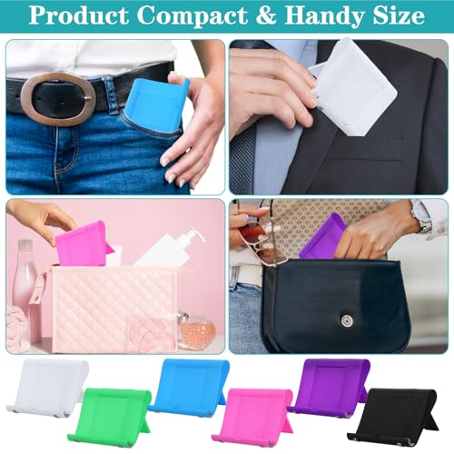 36 Pcs Cell Phone Stands Bulk Foldable Tablet Mobile Stand Adjustable Multi Angle Tablet Holder Compatible with Phone 15 14 13 12 11 Pro Xs Xs Max XR 8 All Android Smartphones(Multicolor)