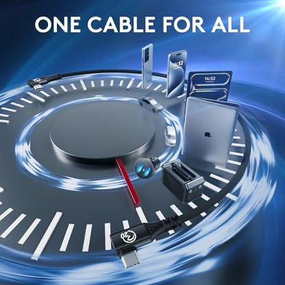 Right Angle USB C 3.2 Gen 2x2 Cable 6 inch 2Pack, Flexible Double 90 Degree - size: 0.5ft+0.5ft