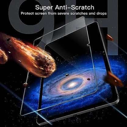 JETech Screen Protector for Galaxy Tab S10 Lite/S10 FE/S9 FE/S9, 2-Pack - size: TabS10Lite/S10FE/S9FE/S9