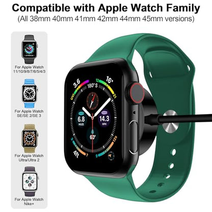 2026 Upgraded Magnetic Fast Charging Cable for Apple Watch Charger - color: Black, size: 1.0M
