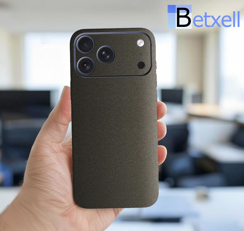 for iPhone 17 PRO MAX Skin Wrap 3M Film (2 Pack) Protective for Sides and Back (Charcoal) - color: Charcoal