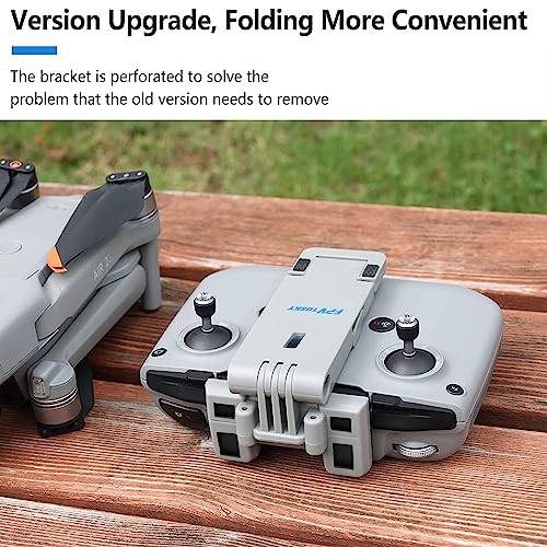 No Disassembly Tablet Holder for DJI Lito 1/ X1/Flip/Neo/Mini 4K/ Air 3/ Mini 5/4/ 3 Pro, 7-12 Inch Foldable iPad Mount Holder Pack of Lanyard and 2 Cables, Fits DJI RC-N1/N2/N3 Accessories