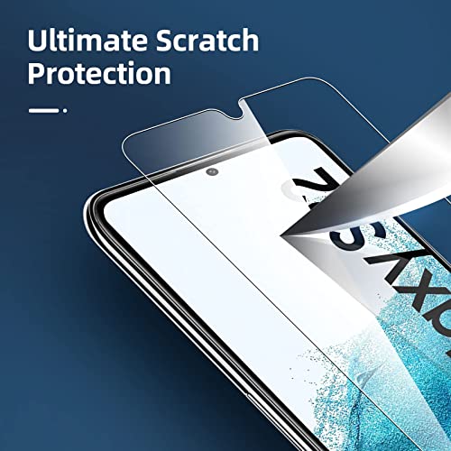 NEW'C for Samsung Galaxy S22 5G Screen Protector Tempered Glass HD Clear - size: S22 6.1 inches