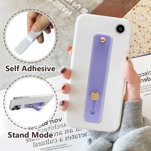 2 Pack 3.9 Inch Phone Loop Finger Holder (Pink & Purple) - color: Pink & Purple