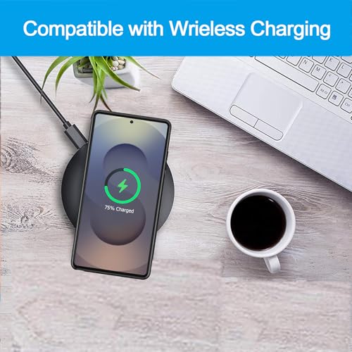 Battery Case for Galaxy S25 Ultra, Upgraded 12000mAh Battery Pack Rechargeable Charger Case with Wireless Charging Compatible for Galaxy S25 Ultra(6.9 inch) External Charging Cover (Black) - size: Galaxy S25 Ultra