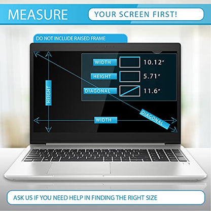 Anti-Glare and Anti Finger Print Screen Protector (3 Pack) for 11.6 Inches Laptop - color: 11.6" Screen Protector