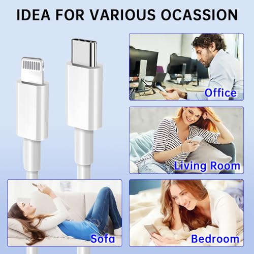 Gartmost for USB C to Lightning Cable, 5Pack [MFi Certified, 5x3.3FT] - size: 3.3ft+3.3ft+3.3ft+3.3ft+3.3ft