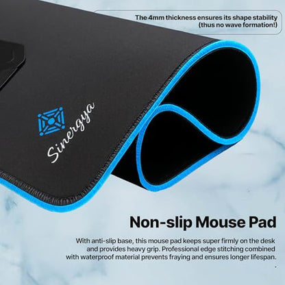 Wireless Charging RGB Gaming Mouse Pad 15W, LED XXL Mouse Pad 35.43x15.75x0.16 in, Light Modes Extra Large Mousepad Non-Slip Rubber Base Computer Keyboard Mat for Gaming, MacBook, PC, Laptop