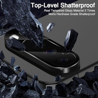 Wiaocit Tempered Glass Camera Lens Protector for Google Pixel 10 Pro XL - color: Google Pixel 10 Pro XL-Black