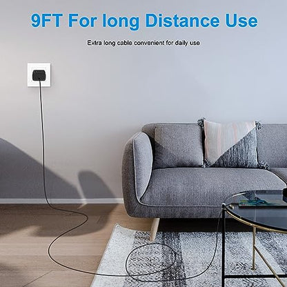 9FT Samsung S26 Ultra USB C Cable for Galaxy S25 Z Flip Fold 8 7 - color: Black