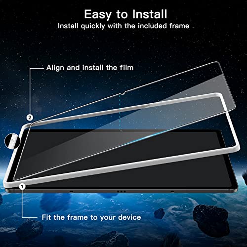 JETech Screen Protector for Galaxy Tab S8+/S7 FE/S7+ 12.4", 2-Pack - size: TabS8Plus/S7Plus/S7FE