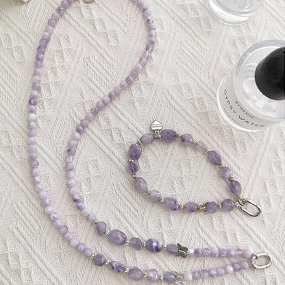 Phone Crossbody Chain CellPhone Lanyard,Universal Phone Chain Strap with Tether Patches Compatible with Most Phones (X) - color: X