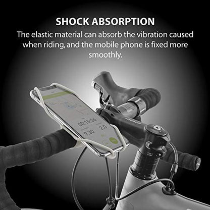Bone Bike Tie 3, Universal Bike Phone Handlebar Mount for 5.8"-7.2" Phones - color: Bike Tie 3 - Gray