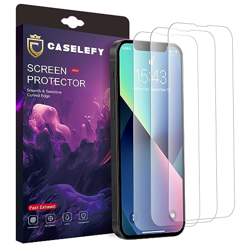 2.5D 9H Anti Scratch Ultra Strong Anti-Fingerprint Tempered Glass Screen Protector For iPhone 13/13 Pro/14 (3 pack)