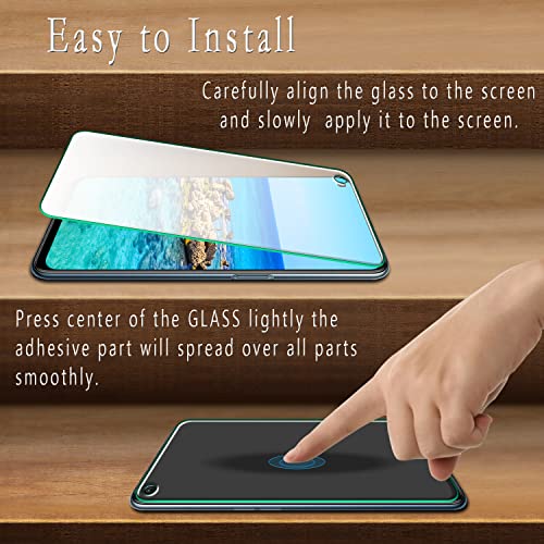 2 Pack Screen Protector for OnePlus Nord N200 5G Tempered Glass - size: OnePlus Nord N200