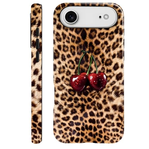 Compatible with iPhone 17 Air,Anti-Scratch Glossy Case Cover,Cherry Leopard Animal Cheetah - color: Cherry Leopard Animal Cheetah, size: IPhone 17 Air