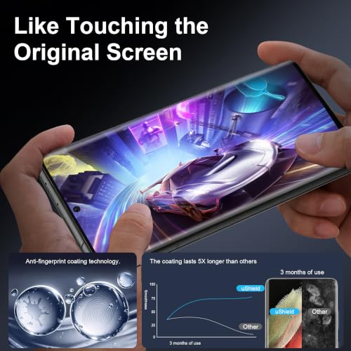 2 Pack for Samsung Galaxy S21 Ultra Privacy Screen Protector - Ceramic Film - size: 6.8-inch