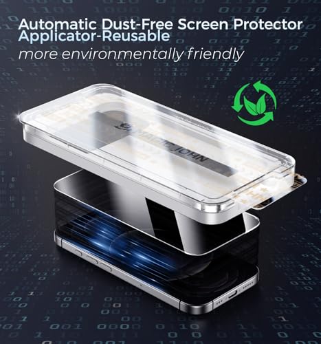 MAGIC JOHN 3rd Gen Upgraded for iPhone 12 Pro Max Privacy Screen Protector - size: iPhone 12 Pro Max-6.7