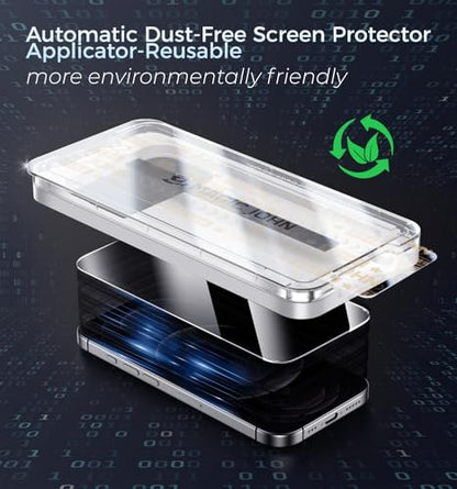 MAGIC JOHN 3rd Gen Upgraded for iPhone 12 Pro Max Privacy Screen Protector - size: iPhone 12 Pro Max-6.7