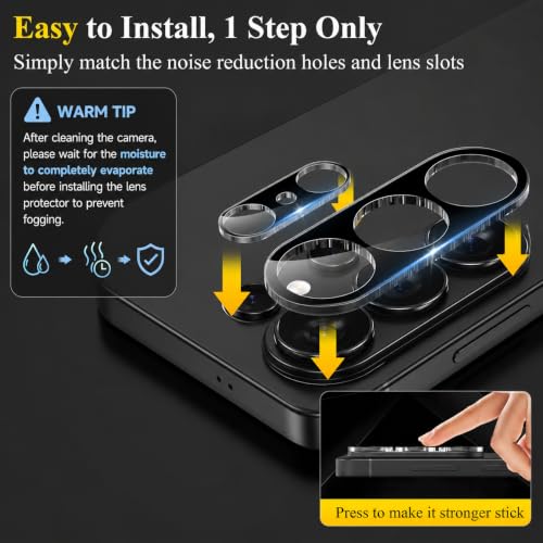 4 Pack for Samsung Galaxy S26 Ultra Camera Lens Screen Protector - size: S26 Ultra