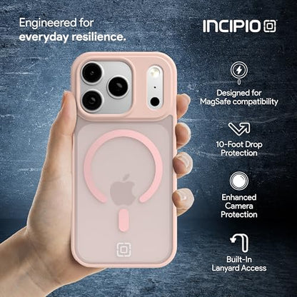 Incipio - Fog iPhone 17 Pro, Magsafe Compatible Phone Case, 10ft Drop Tested, Ultra Durable & Shock Absorbing, Scratch Resistant & Slim Profile (Pink) - color: Pink, size: iPhone 17 Pro