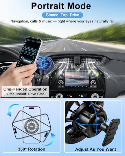 SKYLOTEC Car Phone Mount for 2017-2022 Honda CR-V CRV 5/7-inch Screen - color: Magnetic, size: 2017-2022 Honda CRV | 5/7-Inch