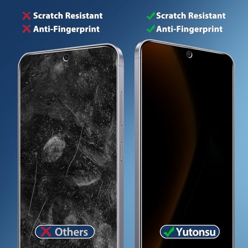 2 Pack Privacy Screen Protector for Samsung Galaxy S25 FE 6.7-Inch