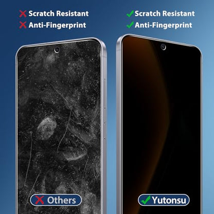 2 Pack Privacy Screen Protector for Samsung Galaxy S25 FE 6.7-Inch