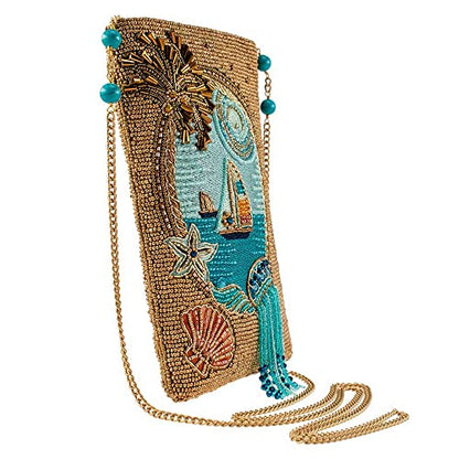 Mary Frances Sail Away Beaded Crossbody Phone Bag, Multicolor