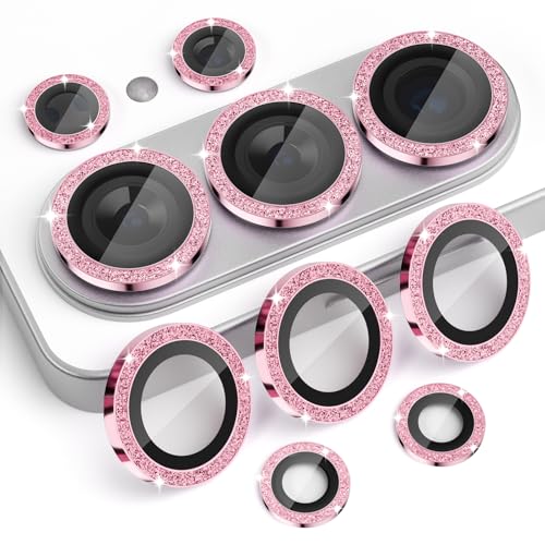Camera Lens Protector for Samsung Galaxy S26 Ultra, Glitter Pink - color: Glitter Pink