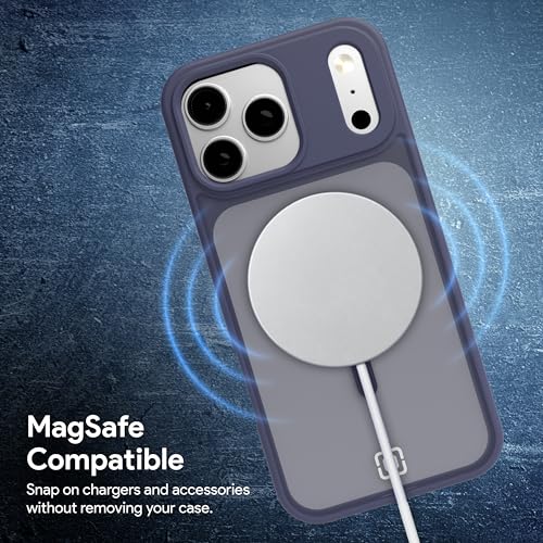 Incipio - Fog iPhone 17 Pro Max, Magsafe Compatible Phone Case, 10ft Drop Tested, Ultra Durable & Shock Absorbing, Scratch Resistant & Slim Profile (Navy) - color: Navy, size: iPhone 17 Pro Max