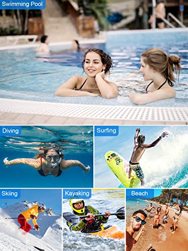 wellhouse Waterproof Phone Pouch, Waterproof Phone Case for iPhone 17 16 15 14 13 Pro Max XS Samsung, IPX8 3D Cellphone Dry Bag Beach Essentials (1 Pack - Olive7.0, 7 inch) - color: 1 Pack - Olive7.0"