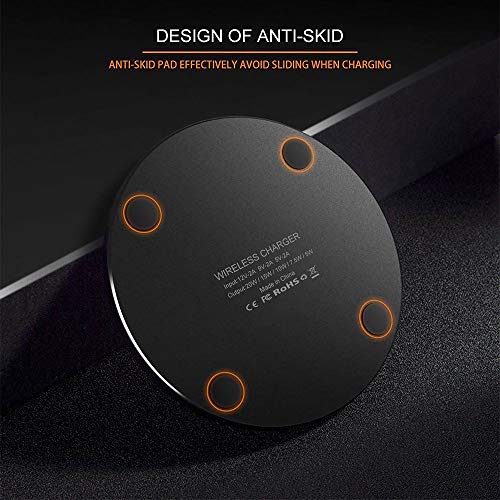Fast Wireless Charger,25W Wireless Charging Induction Pad for iPhone 18/Duo - color: Fabric