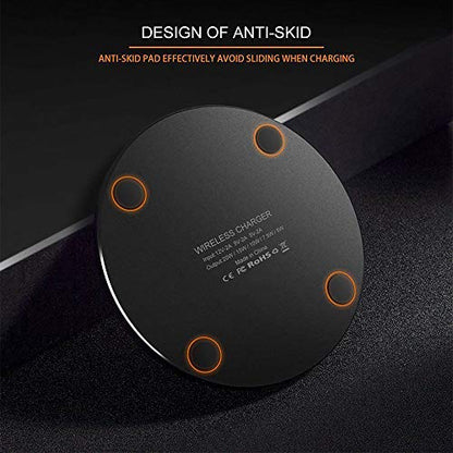 Fast Wireless Charger,25W Wireless Charging Induction Pad for iPhone 18/Duo - color: Fabric