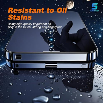 2 Pack for Samsung Galaxy S25 Plus Privacy Screen Protector Auto-Alignment - size: Galaxy S25 Plus