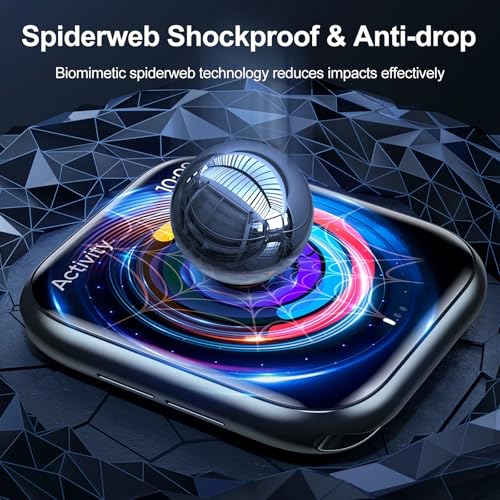 Smiling 6 Pack Screen Protector Compatible with Apple Watch Series 11 (2025)/Series 10 42mm and Easy Installation kit, Self-Healing Anti-Scratch TPU Screen Protector, Bubble Free, Touch Sensitive