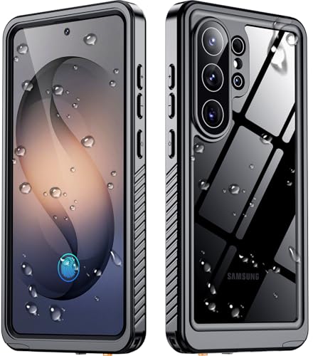 SPIDERCASE Designed for Samsung Galaxy S26 Ultra Case Waterproof,Built-in Screen & Camera Lens Protector[IP68 Underwater] [Military Grade Shockproof] Full Body Protection Phone Case,Black/Clear - color: Black/Clear, size: Galaxy S26 Ultra 6.9"