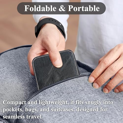 Airplane Travel Essentials for Flying Flex Flap Cell Phone Holder & Flexible Tablet Stand for Desk, Bed, Treadmill, Home & in-Flight Airplane Travel Accessories(1-Crazy Black) - color: 1-Crazy Black