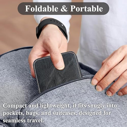 Airplane Travel Essentials for Flying Flex Flap Cell Phone Holder & Flexible Tablet Stand for Desk, Bed, Treadmill, Home & in-Flight Airplane Travel Accessories(1-Crazy Black) - color: 1-Crazy Black