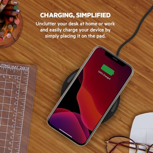 Belkin 10W Wireless Charging Pad, Qi Charger for iPhone, Galaxy