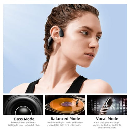 LYPERTEK SoundFree S30 Bone Conduction Headphones, Swimming Headphones - color: SOUNDFREE S30-Black